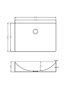 Раковина-чаша AltroBagno Futuro 50 001014 MtGr цвет Оружейная сталь-5