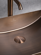 Раковина-чаша AltroBagno Futuro 50 001016 BrAn цвет Состаренная бронза-3