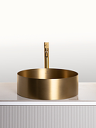 Раковина-чаша AltroBagno Luna 40 001001 OrSp цвет Золото матовое-1