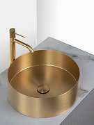 Раковина-чаша AltroBagno Luna 40 001001 OrSp цвет Золото матовое-2