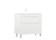 Тумба под раковину Corozo Юта 85 SD-00000398 цвет Белый-4