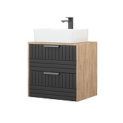 Тумба под раковину Corozo Инди 60 SD-00001360 цвет Серый-1