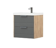 Тумба под раковину Corozo Инди 60 SD-00001360 цвет Серый-7