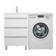 Тумба под раковину Corozo Джерси 50 SD-00001627 цвет Белый