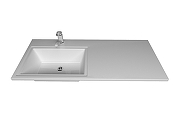 Тумба под раковину Corozo Джерси 50 SD-00001627 цвет Белый-5