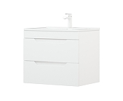 Тумба под раковину Corozo Юта 65 SD-00001666 подвесная цвет Белый-4