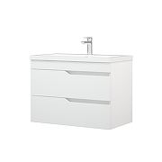 Тумба под раковину Corozo Теона 70 SD-00001949 подвесная цвет Белый-3