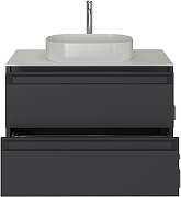 Тумба под раковину Allen Brau Fantasy 2.0 100 1.11003.AM2.0 подвесная цвет Антрацит матовый-2