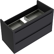 Тумба под раковину Allen Brau Fantasy 2.0 100 1.11003.AM2.0 подвесная цвет Антрацит матовый-4