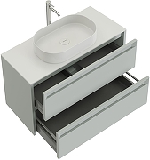 Тумба под раковину Allen Brau Fantasy 2.0 118,4 1.11005.PWM2.0 подвесная цвет Папирус матовый-1