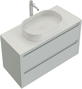 Тумба под раковину Allen Brau Fantasy 2.0 118,4 1.11005.PWM2.0 подвесная цвет Папирус матовый-3