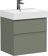 Тумба под раковину Allen Brau Infinity 59 1.210024.CGM подвесная цвет Олива матовый