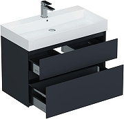 Тумба под раковину Allen Brau Infinity 84,4 1.210026.AM подвесная цвет Антрацит матовый-2