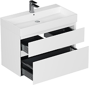 Тумба под раковину Allen Brau Infinity 84,4 1.210026.WM подвесная цвет Белый матовый-2