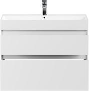 Тумба под раковину Allen Brau Infinity 84,4 1.210026.WM подвесная цвет Белый матовый-5