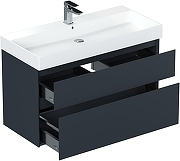Тумба под раковину Allen Brau Infinity 96,6 1.210027.AM подвесная цвет Антрацит матовый-2