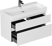 Тумба под раковину Allen Brau Infinity 96,6 1.210027.WM подвесная цвет Белый матовый-2