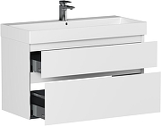 Тумба под раковину Allen Brau Infinity 96,6 1.210027.WM подвесная цвет Белый матовый-4