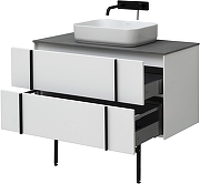 Тумба под раковину Allen Brau Reality 120 1.32008.WM подвесная цвет Белый матовый-10