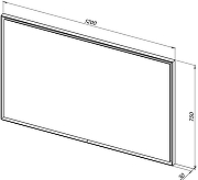 Зеркало Allen Brau Activity 120 1.340030.WM с подсветкой с сенсорным выключателем с подогревом цвет Белый матовый-5