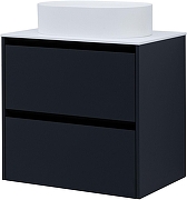 Тумба под раковину Allen Brau Activity 70 1.34003.AM подвесная цвет Антрацит матовый+Черный браш-1