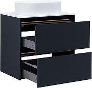 Тумба под раковину Allen Brau Activity 70 1.34003.AM подвесная цвет Антрацит матовый+Черный браш-4