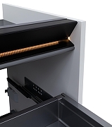 Тумба под раковину Allen Brau Activity 70 1.34003.WM подвесная цвет Белый матовый+Черный браш-12