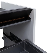 Тумба под раковину Allen Brau Activity 70 1.34003.WM подвесная цвет Белый матовый+Черный браш-13