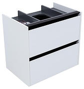 Тумба под раковину Allen Brau Activity 70 1.34003.WM подвесная цвет Белый матовый+Черный браш-22