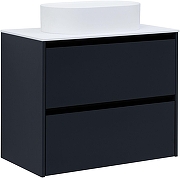 Тумба под раковину Allen Brau Activity 80 1.34004.AM подвесная цвет Антрацит матовый+Черный браш