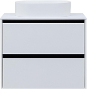 Тумба под раковину Allen Brau Activity 80 1.34004.WM подвесная цвет Белый матовый+Черный браш-13