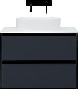 Тумба под раковину Allen Brau Activity 90 1.34005.AM подвесная цвет Антрацит матовый+Черный браш-4