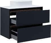 Тумба под раковину Allen Brau Activity 90 1.34005.AM подвесная цвет Антрацит матовый+Черный браш-12