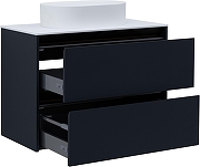 Тумба под раковину Allen Brau Activity 90 1.34005.AM подвесная цвет Антрацит матовый+Черный браш-13