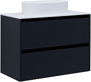 Тумба под раковину Allen Brau Activity 90 1.34005.AM подвесная цвет Антрацит матовый+Черный браш-14