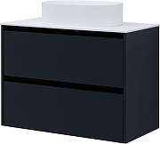 Тумба под раковину Allen Brau Activity 90 1.34005.AM подвесная цвет Антрацит матовый+Черный браш-16