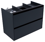 Тумба под раковину Allen Brau Activity 90 1.34005.AM подвесная цвет Антрацит матовый+Черный браш-17