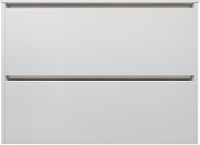 Тумба под раковину Allen Brau Activity 90 1.34005.WM подвесная цвет Белый матовый+Черный браш-2