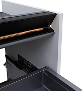 Тумба под раковину Allen Brau Activity 90 1.34005.WM подвесная цвет Белый матовый+Черный браш-3