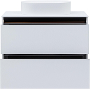 Тумба под раковину Allen Brau Activity 90 1.34005.WM подвесная цвет Белый матовый+Черный браш-13