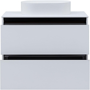 Тумба под раковину Allen Brau Activity 90 1.34005.WM подвесная цвет Белый матовый+Черный браш-14