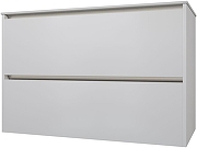 Тумба под раковину Allen Brau Activity 100 1.34006.WM подвесная цвет Белый матовый+Черный браш-3