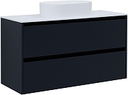 Тумба под раковину Allen Brau Activity 120 1.34007.AM подвесная цвет Антрацит матовый+Черный браш