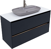 Тумба под раковину Allen Brau Activity 120 1.34007.AM подвесная цвет Антрацит матовый+Черный браш-4