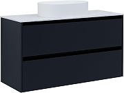 Тумба под раковину Allen Brau Activity 120 1.34007.AM подвесная цвет Антрацит матовый+Черный браш-12