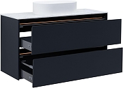 Тумба под раковину Allen Brau Activity 120 1.34007.AM подвесная цвет Антрацит матовый+Черный браш-14