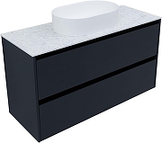 Тумба под раковину Allen Brau Activity 120 1.34007.AM подвесная цвет Антрацит матовый+Черный браш-15