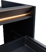 Тумба под раковину Allen Brau Activity 70 1.34011.AM подвесная цвет Антрацит матовый+Олива браш-2