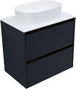 Тумба под раковину Allen Brau Activity 70 1.34011.AM подвесная цвет Антрацит матовый+Олива браш-6