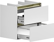 Тумба под раковину Allen Brau Activity 70 1.34011.WM подвесная цвет Белый матовый+Олива браш